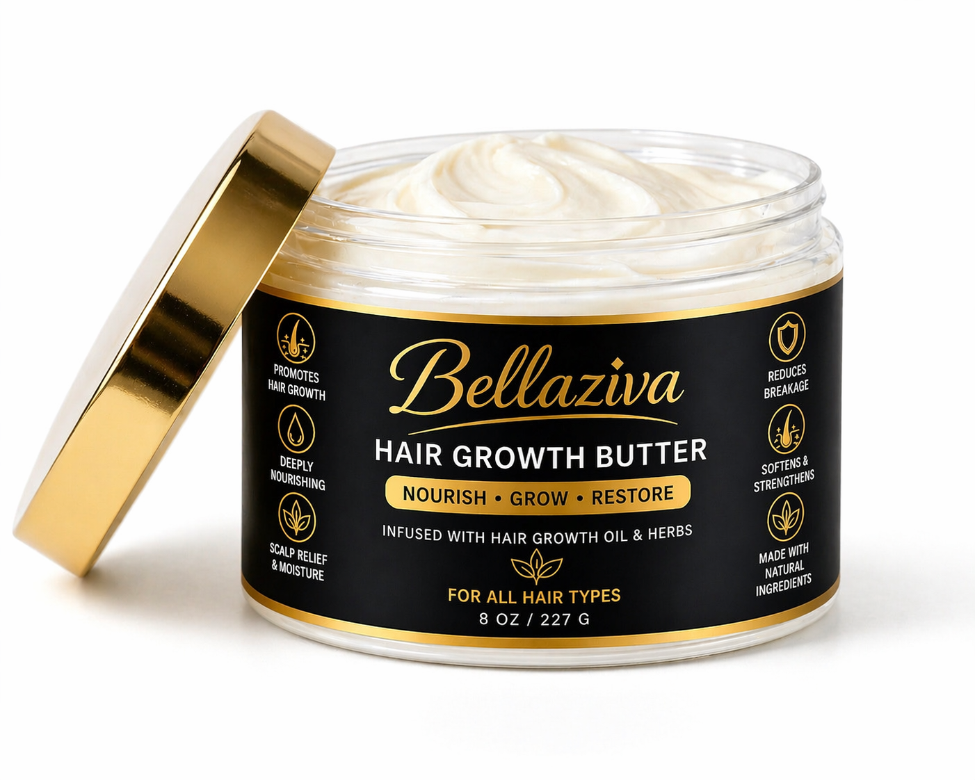 Bellaziva Hair Growth Butter